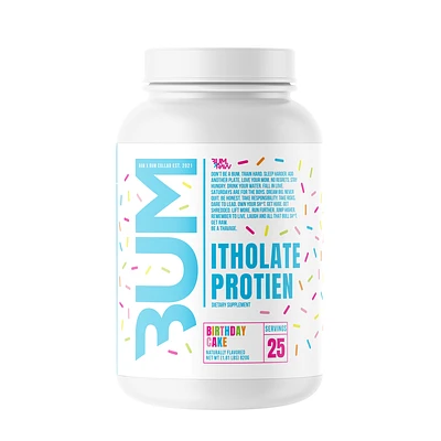 Raw Nutrition Itholate Protein - Birthday Cake (25 Servings)