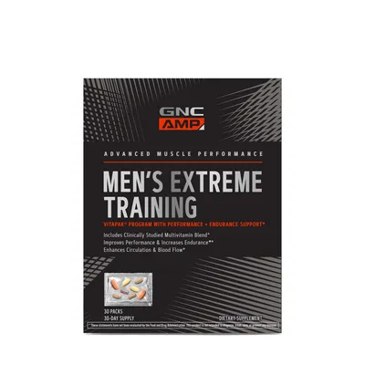 GNC AMP Men's Extreme Training Vitapak Program (30 Servings) Healthy - 30 Day Supply