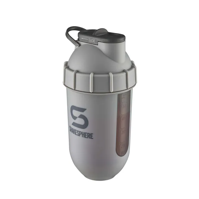 ShakeSphere Tumbler | Shaker Bottles | 700ml - Metallic White