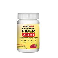 YumVs Kids Prebiotic Fiber Zero Gummies - Berry - 60 Gummies (30 Servings)