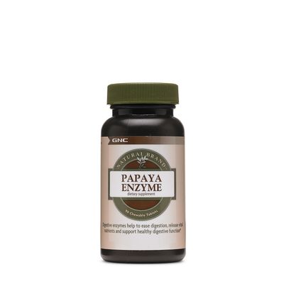 GNC Natural Brand Papaya Enzyme - 90 Tablets