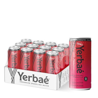 Yerbaé Zero Sugar Energy Drink - Black Cherry Pineapple - 12 Cans