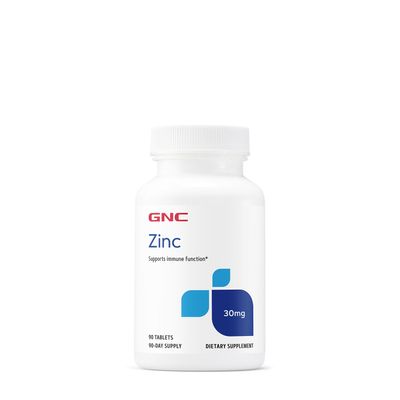 GNC Zinc Tablets 30Mg - 90 Tablets