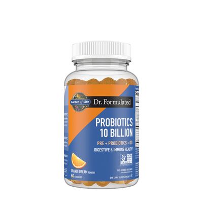 Garden of Life Probiotics - 10 Billion Digestive & Immune Health - Orange Dream - 60 Gummies