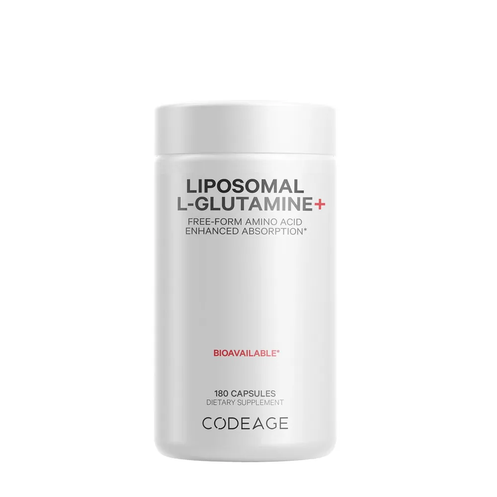Codeage Liposomal L-Glutamine+ - 180 Capsules (90 Servings)