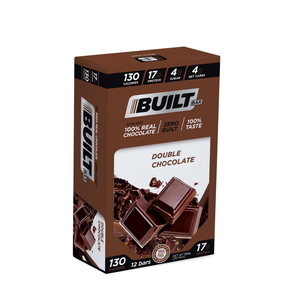 Built Brands Built Bar - Double Chocolate (12 Bars)