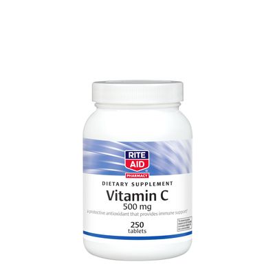 Rite Aid Vitamin C 500Mg Vitamin C - 250 Tablets (250 Servings)