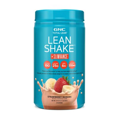 GNC Total Lean Lean Shake + Slimvance Stim - Strawberry Banana - 2.4 lbs.