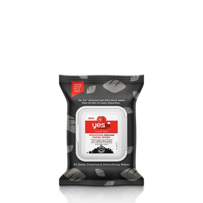 Yes To Charcoal Facial Wipes - 30 Wipes