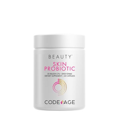 Codeage Beauty Skin Probiotic 50 Billion Cfu & Prebiotics Vegan Supplement - 60 Capsules (30 Servings)