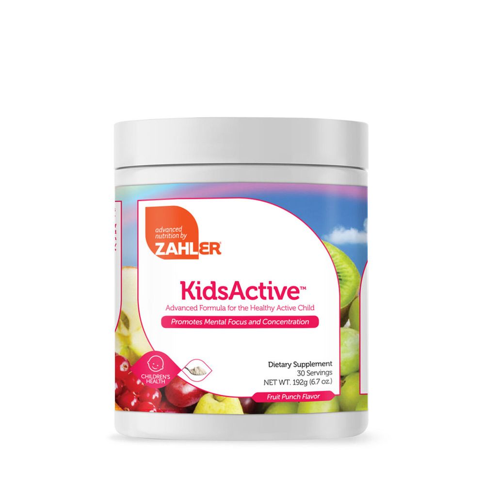 ZAHLER Kidsactive Powder Healthy - Fruit Punch Healthy - 6.7 Oz. (30 Servings)