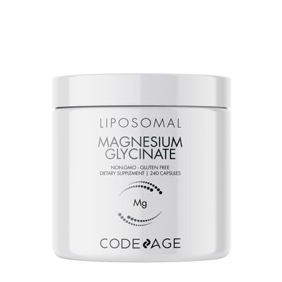 Codeage Liposomal Magnesium Glycinate Supplement - Trace Minerals - 240 Capsules