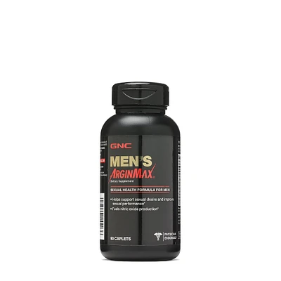 GNC Men's Arginmax Sexual Health Formula - 90 Caplets (15 Servings)