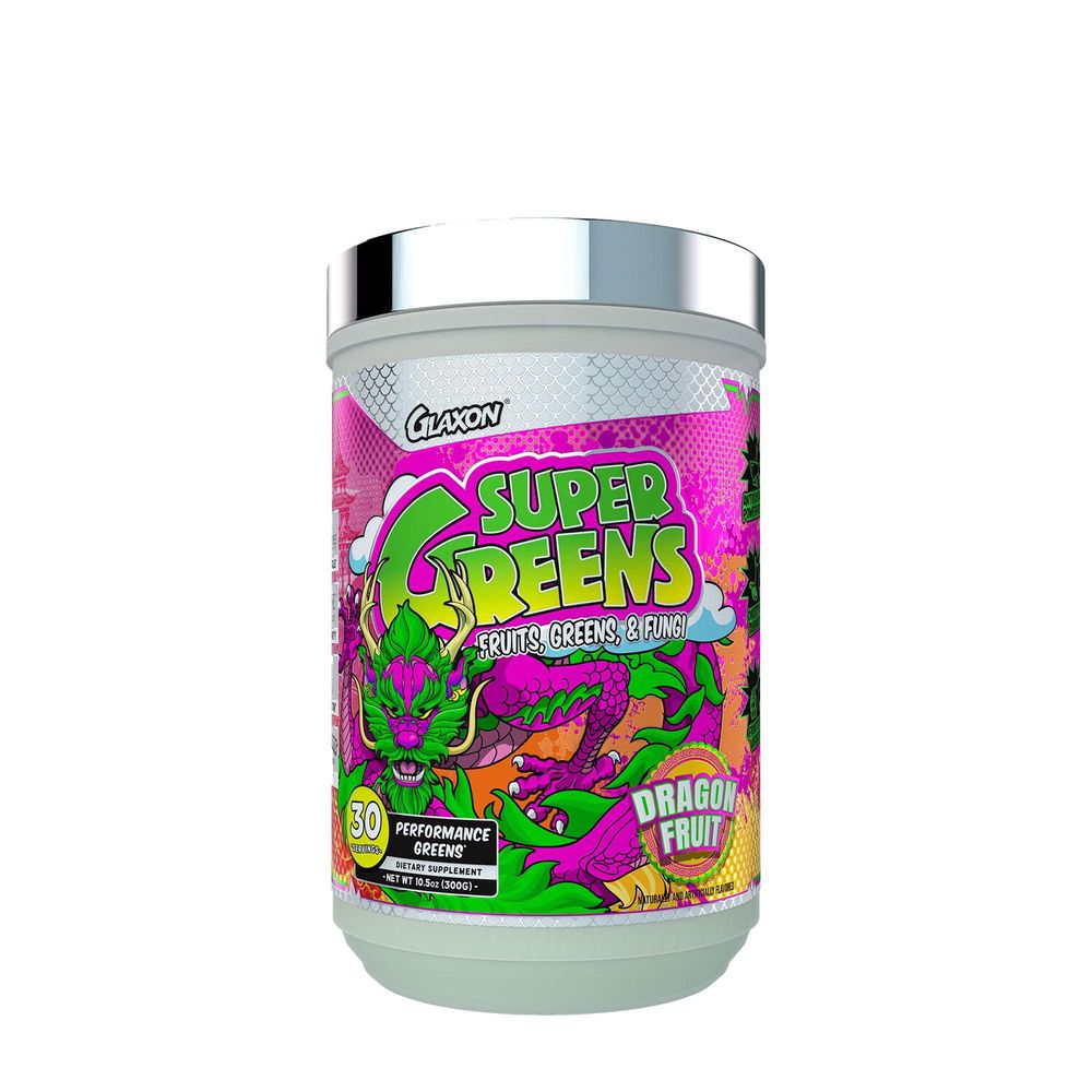 GLAXON Supergreens - Dragon Fruit - 10.5 Oz. (30 Servings)