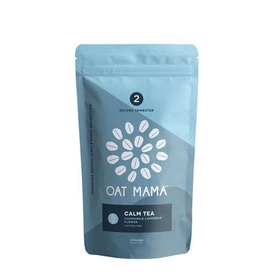 Oat Mama Second Trimester Calm Tea - Chamomile Lavender Flower (14 Tea Bags)