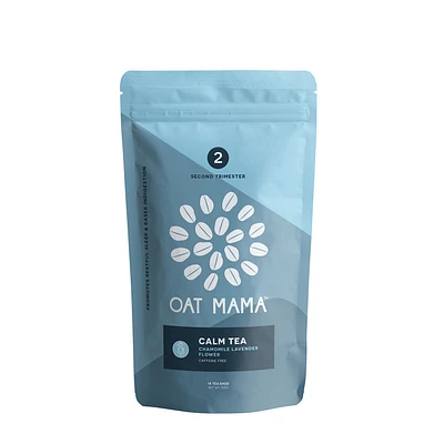 Oat Mama Second Trimester Calm Tea - Chamomile Lavender Flower (14 Bags)