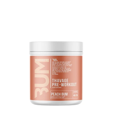 Raw Nutrition Thavage Pre-Workout - Peach Bum (40 Servings)