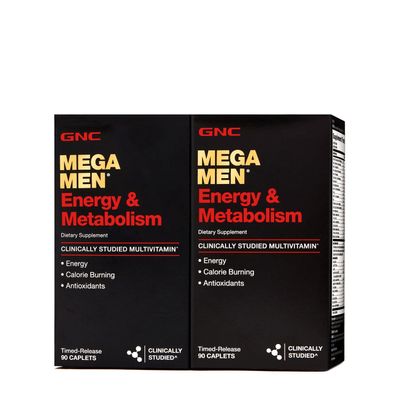 GNC Mega Men Energy & Metabolism Multivitamin - Twin Pack