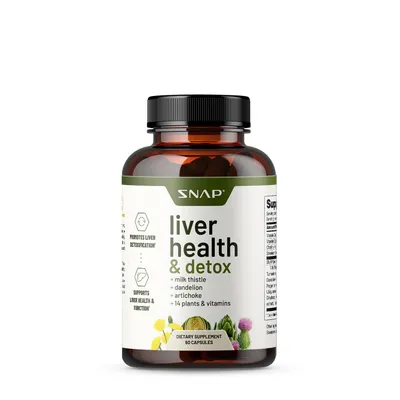 SNAP Supplements Liver Health & Detox - 60 Capsules (30 Servings)