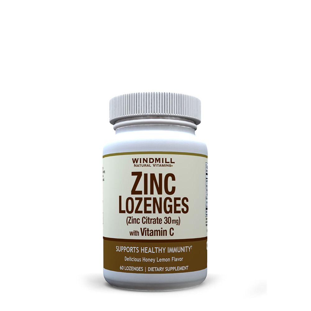 Windmill Natural Vitamins Zinc Lozenges - 60 Lozenges