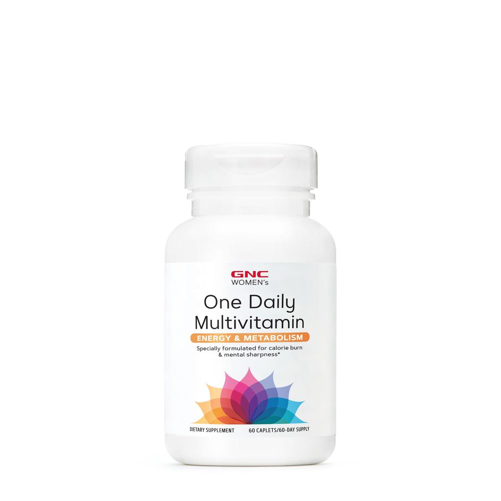 GNC Women's One Daily Multivitamin Energy and Metabolism - 60 Caplets (60 Servings)