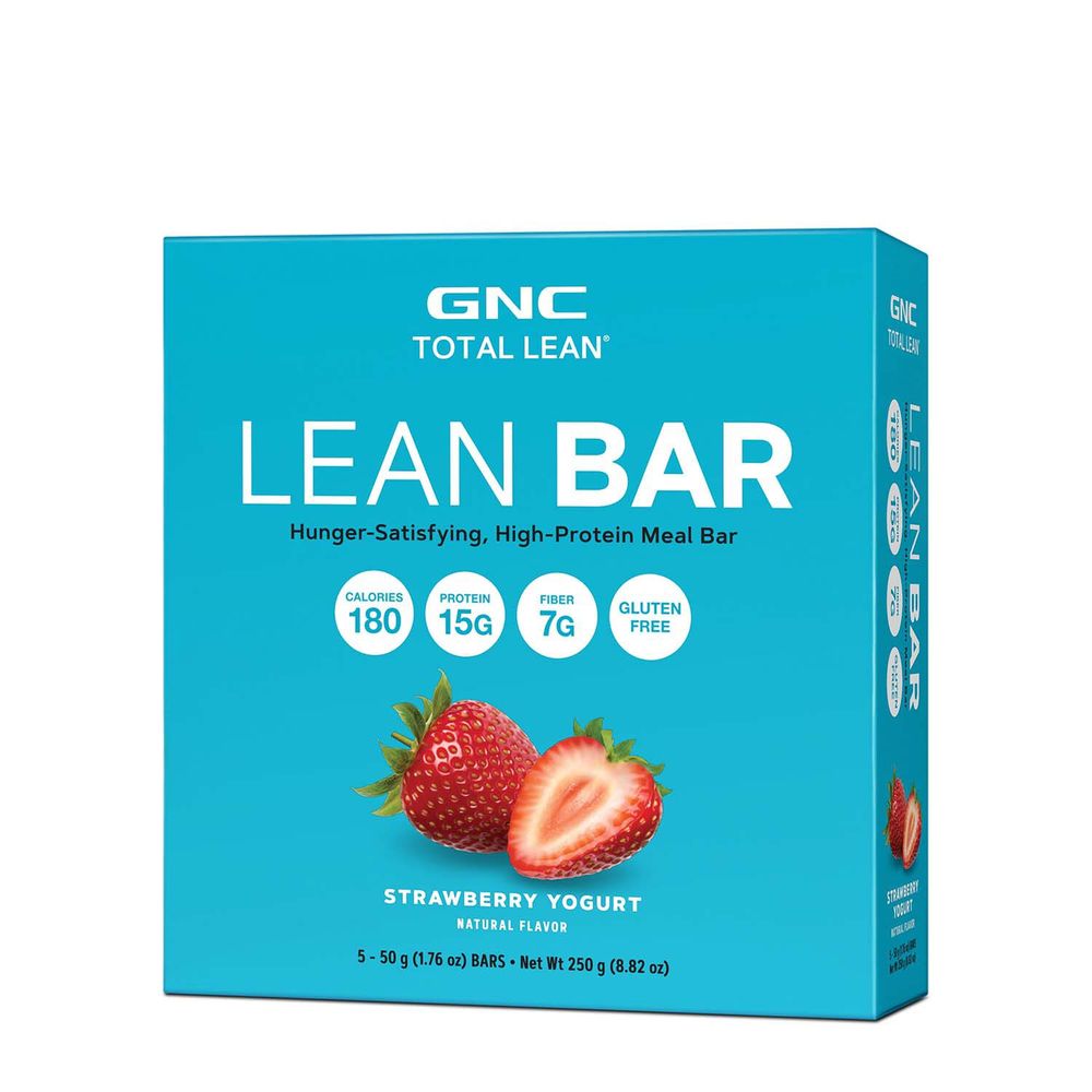 GNC Total Lean Lean Bar - Strawberry Yogurt (5 Bars)
