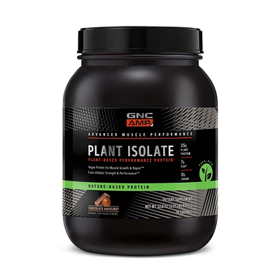 GNC AMP Plant Isolate Protein Vegan - Chocolate Hazelnut (28 Servings)