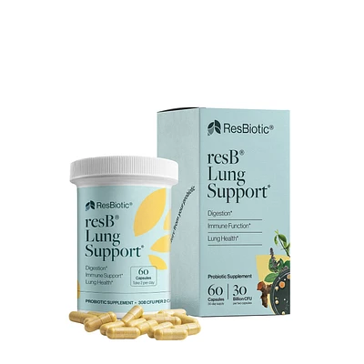 ResBiotic Resb Lung Support 30 Billion Cfu - 60 Capsules (60 Servings)