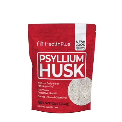 Health Plus Psyllium Husks - 12 Oz. (48 Servings)