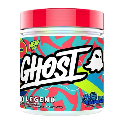 GHOST Legend V4 Pre-Workout Vegan - Blue Raspberry (30 Servings)