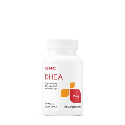 GNC Dhea 25Mg Healthy - 90 Tablets (90 Servings)