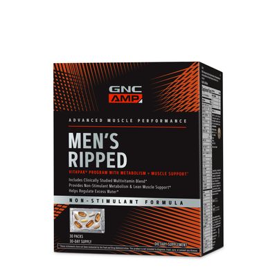 GNC Men's Ripped Non-Stimulant Formula - 30 Packs