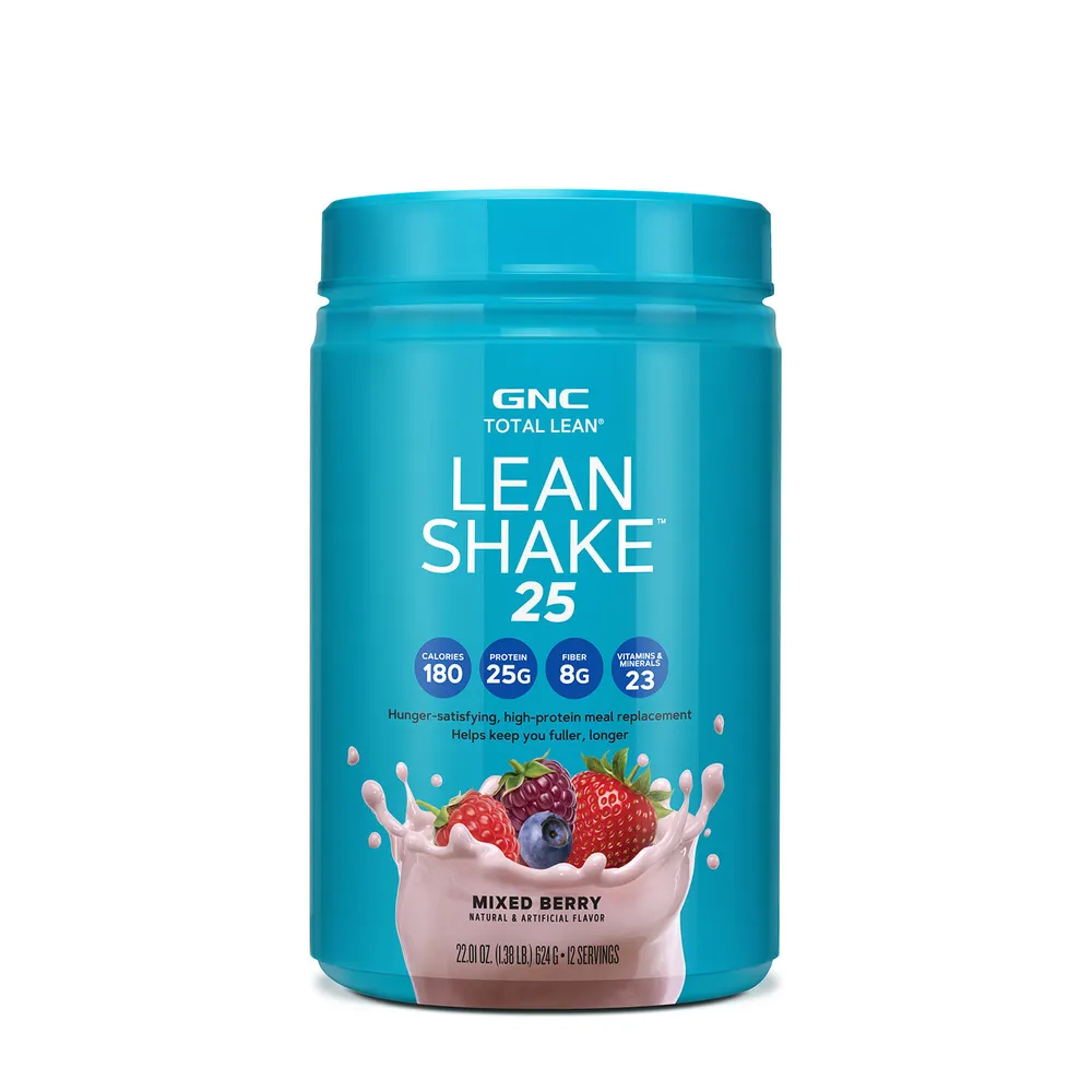 GNC Total Lean Lean Shake 25 - Mixed Berry (12 Servings)