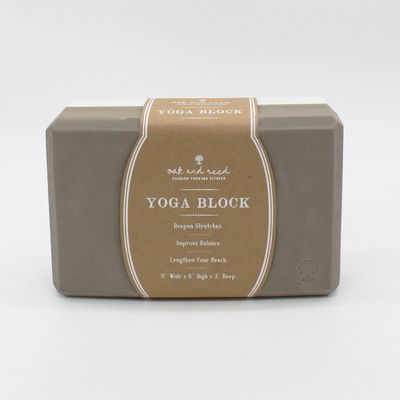 Oak and Reed Colorblock Yoga Block - Moonrock/sand - 1 Item