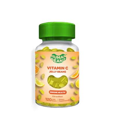 YumVs Vitamin C Jelly Beans Vitamin C - Citrus Blast Vitamin C - 120 Jelly Beans (30 Servings)