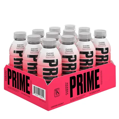 PRIME Hydration Drink - Cherry Freeze - 16.9Oz. (12 Bottles)