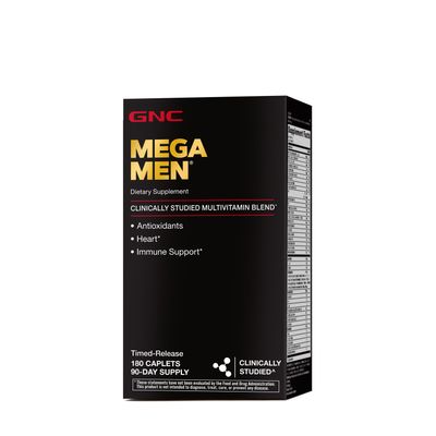GNC Mega Men Multivitamin - 180 Capsules