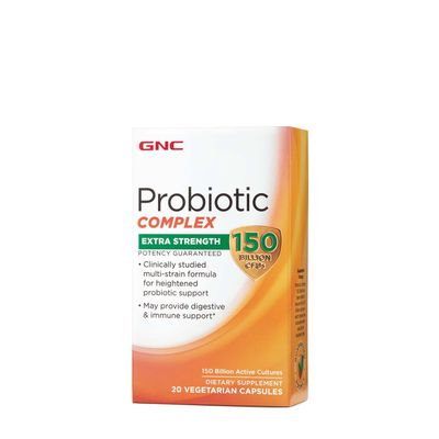 GNC Probiotic Complex Extra Strength 150 Billion Cfus - 20 Capsules