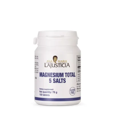 Ana Maria LaJusticia Magnesium Total 5 Salts - 100 Tablets (50 Servings)