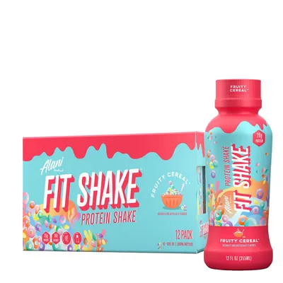Alani Nu Fit Shake Protein Shake Gluten-Free - Fruity Cereal Gluten-Free - 12Oz. (12 Bottles)