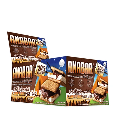 Final Boss Performance Anabar Protein Candy Bar - S'mores (12 Bars)