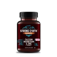 YumVs Calcium Healthy - Magnesium & Zinc + Vitamin D Healthy - Raspberry Healthy - 90 Gummies (90 Servings)