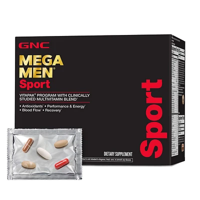 GNC Mega Men Sport Vitapak Program (30 Servings) Healthy - 30 Packs