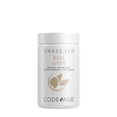Codeage Grass-Fed Beef Liver - Glandular Supplement - 180 Capsules
