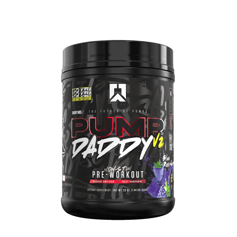 RYSE Pump Daddy Pre-Workout - Blue Raspberry (40 Servings)