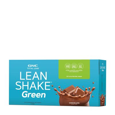 GNC Total Lean Lean Shake Green - Chocolate - 12 Bottles