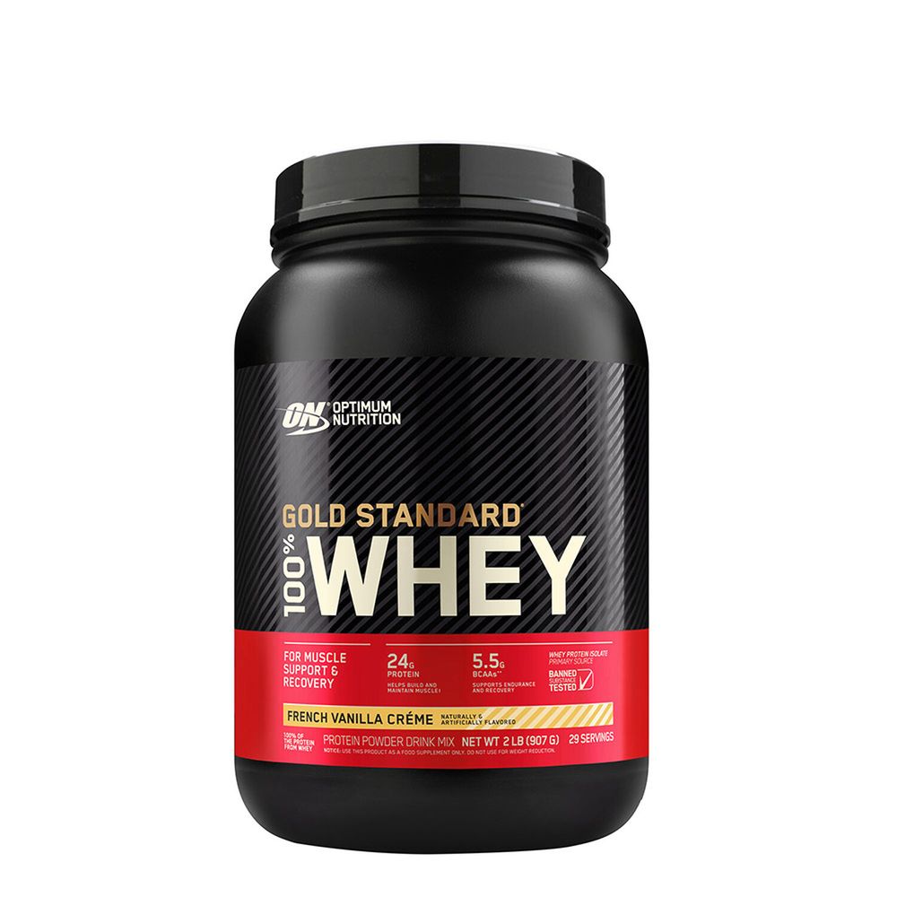 Optimum Nutrition Gold Standard 100% Whey Protein - French Vanilla Creme (29 Servings) - 2 lbs.