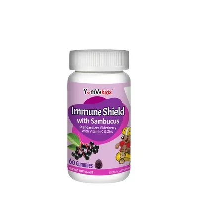 YumVs Immune Shield with Sambucus - 60 Gummies (30 Servings)