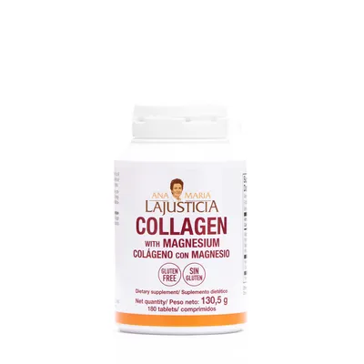 Ana Maria LaJusticia Collagen with Magnesium - 180 Tablets (20 Servings)