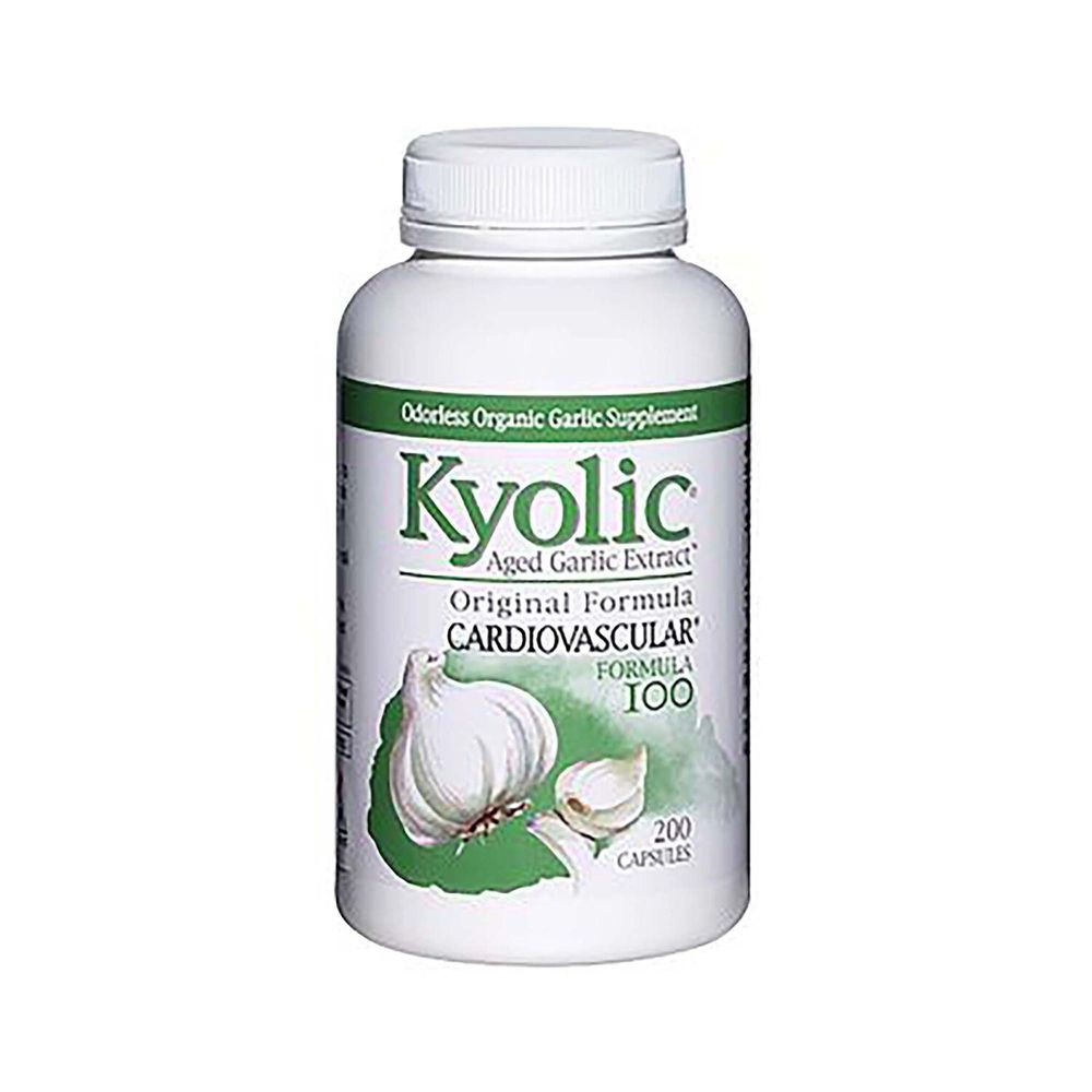 Kyolic Aged Garlic Extract - Cardiovascular - 200 Capsules (100 Servings)